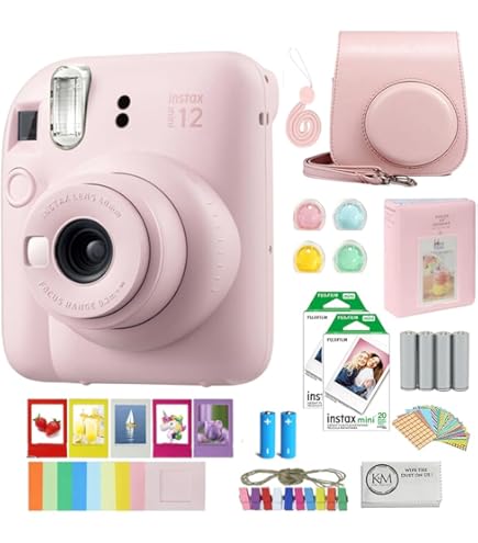 FUJIFILM Câmera instantânea INSTAX Mini 12 | Argila branca com